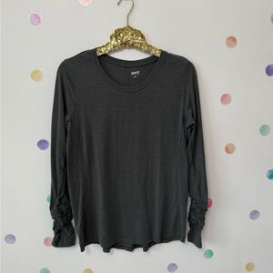 Gray Long Sleeve Women's Top